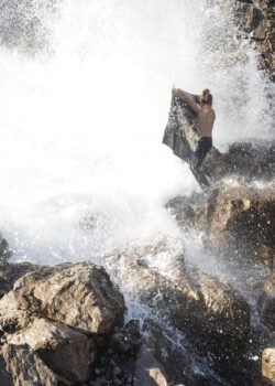 La mer à luvre 2020 89x55 cm
